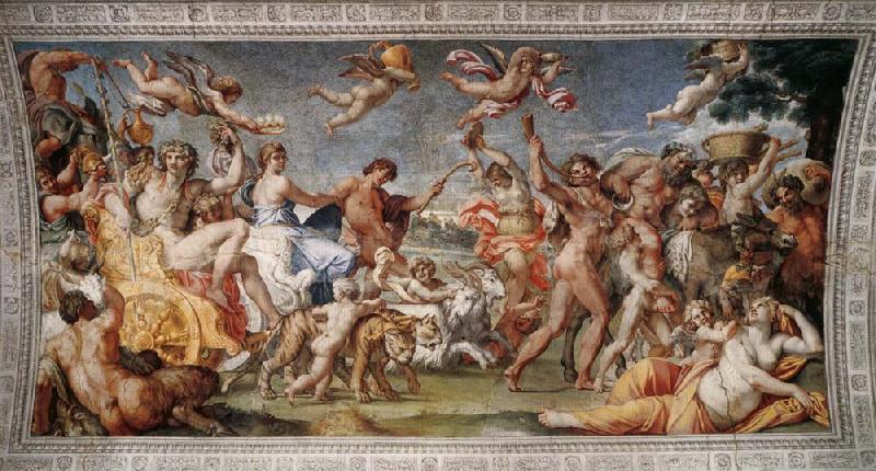 Annibale Carracci Triumph of Bacchus and Ariadne Sweden oil painting art